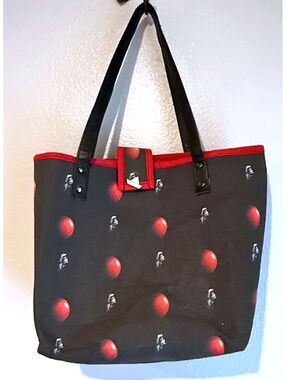 Rebel Skulls Handmade Stephen King It All Over Print Handbag With Georgie Pin